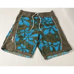 Mossimo Board Shorts Mens 34 Floral Outdoor Swim Lightweight Travel